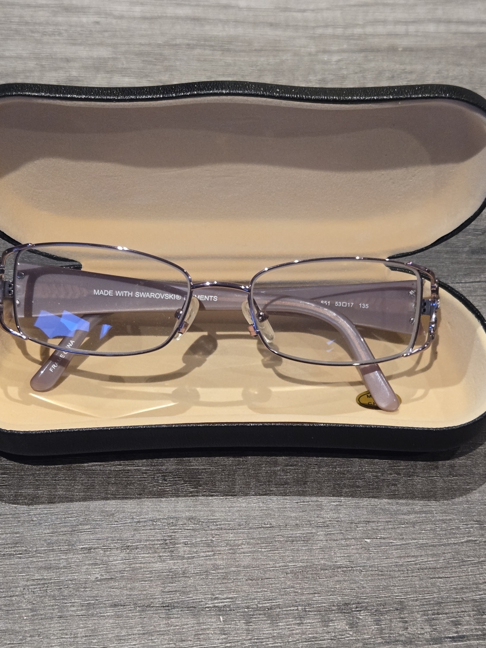 Eyeglass Frames Made With Swarovski Crystal Elements 317 651 53-17-535 Pink